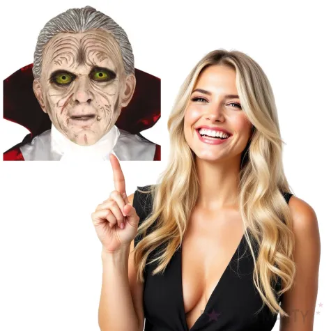 maska hrabia drakula lateksowa guirca