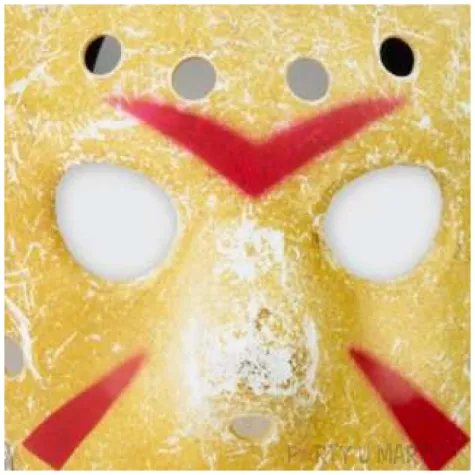 maska jason piatek 13 zolta partypal