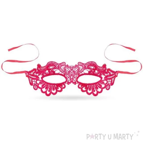 maska karnawalowa dama rozowa azurowa godan