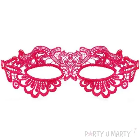 maska karnawalowa dama rozowa azurowa godan