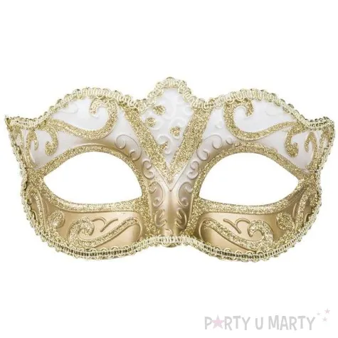 maska karnawalowa felina zlota boland