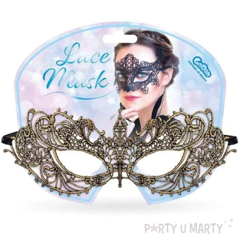 maska karnawalowa magia zlota azurowa godan