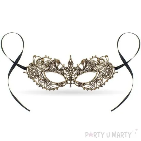maska karnawalowa magia zlota azurowa godan