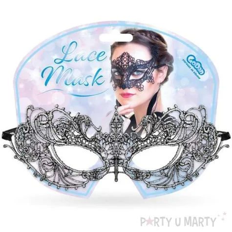 maska karnawalowa wenecka azurowa classic srebrny godan