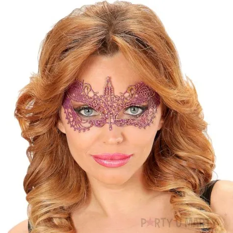 maska karnawlowa wenecka azurowa mix widmann