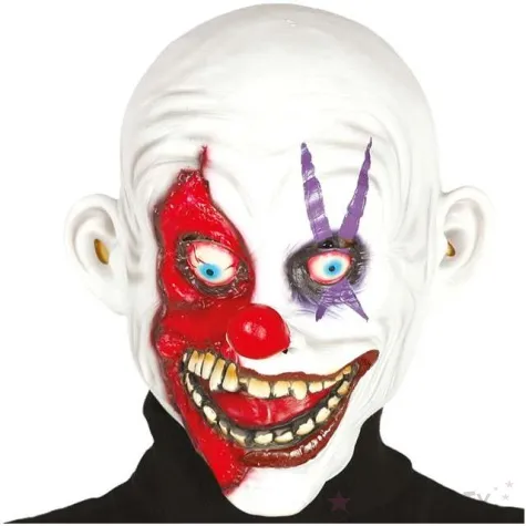 maska klaun szaleniec lateksowa guirca