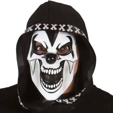 maska klaun z zebami plastikowa guirca