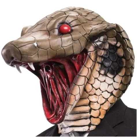 maska kobra lateksowa carnival toys