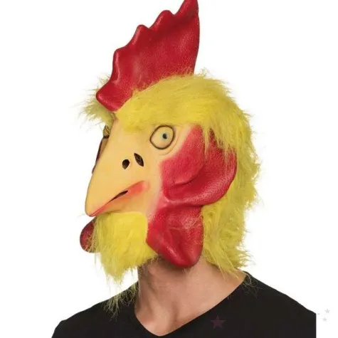 maska kogut zolta lateksowa boland