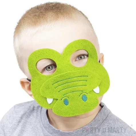 maska krokodyl filcowa godan