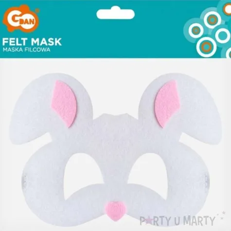 maska krolik filcowa godan