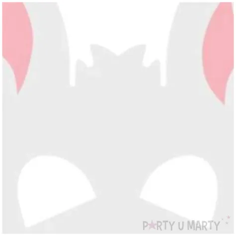 maska krolik filcowa partypal