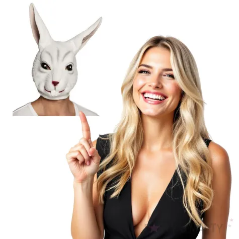 maska krolik lateksowa boland