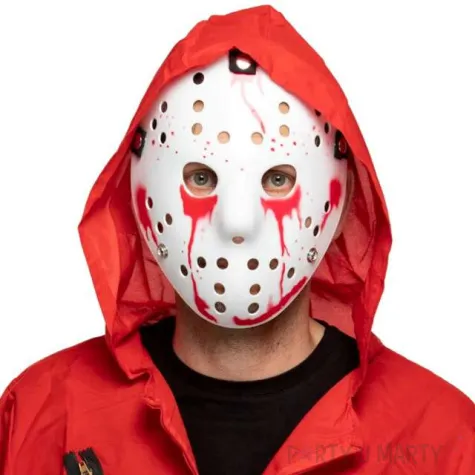 maska krwawy jason piatek 13 biala partypal