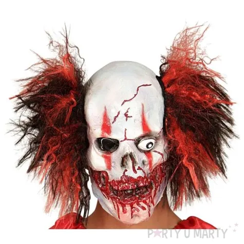 maska krwawy klaun lateksowa widmann