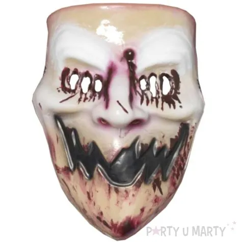 maska krwawy usmiech noc oczyszczenia