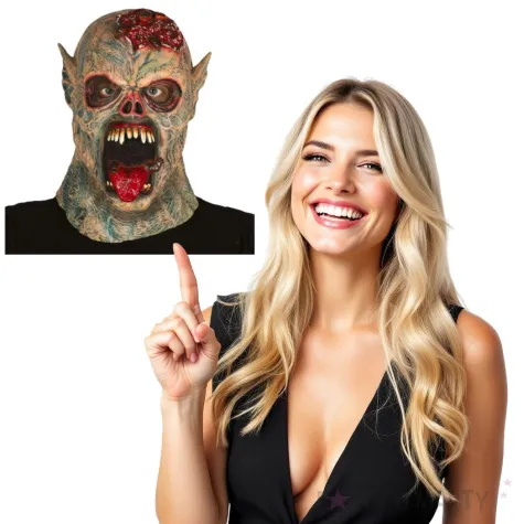 maska krzyczacy potwor lateksowa guirca