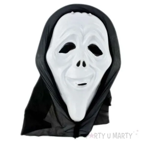 maska krzyk chill z kapturem plastikowa