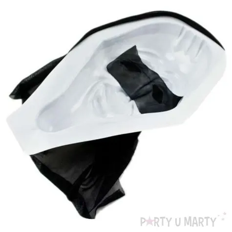 maska krzyk chill z kapturem plastikowa