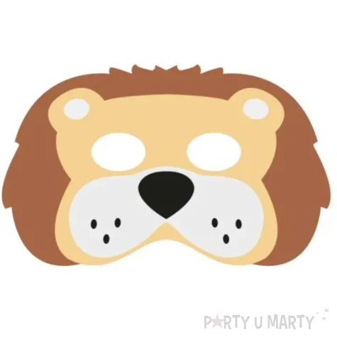 maska lew filcowa partypal