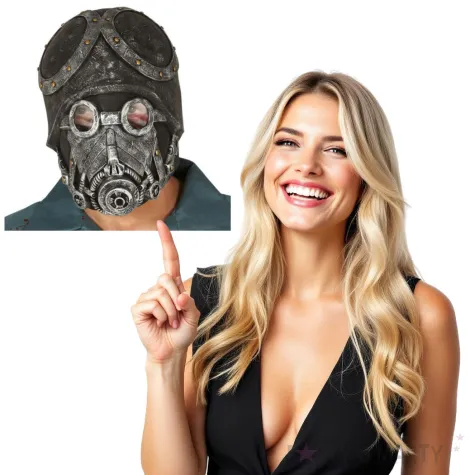 maska maska przeciwgazowa postapo lateksowa guirca