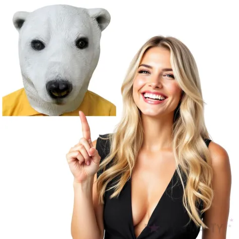 maska mis polarny lateksowa gadgetmaster