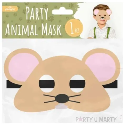 maska myszka filcowa partypal