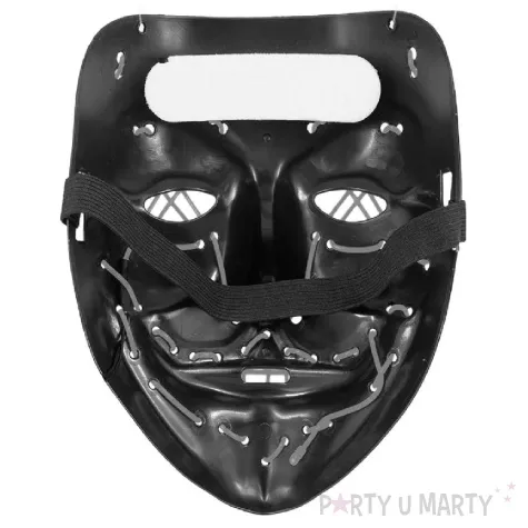 maska noc oczyszczenia led niebieski plastik partypal