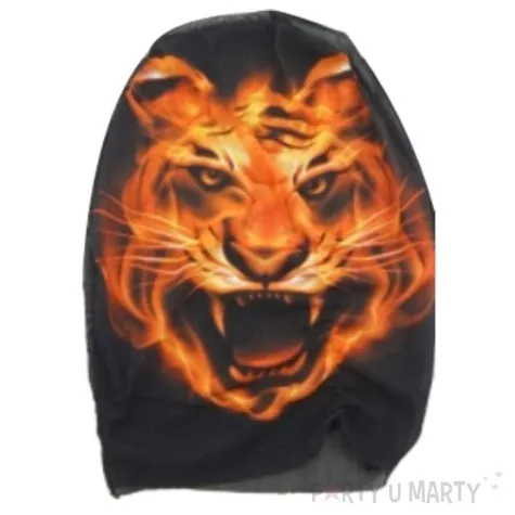 maska nowa twarz ognisty tygrys materialowa godan