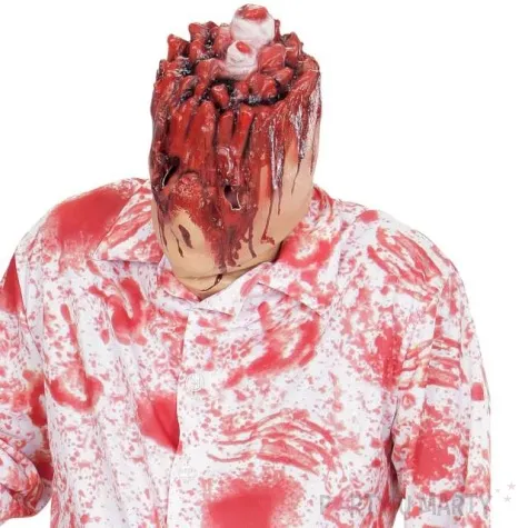 maska odcieta glowa lateksowa widmann