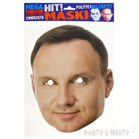 maska papierowa andrzej duda powergift