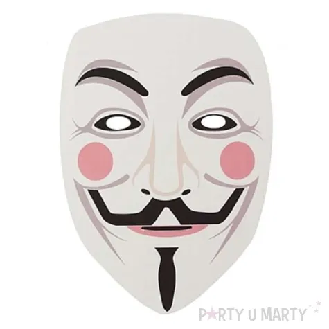 maska papierowa anonymous powergift