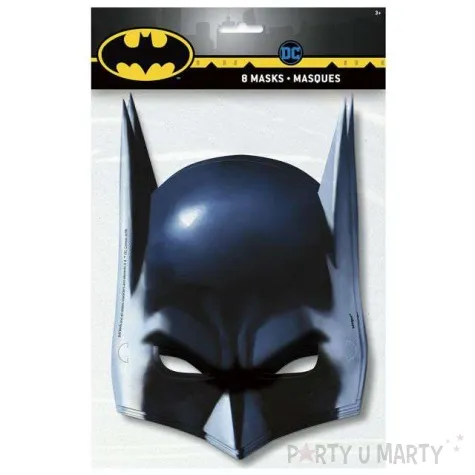 maska papierowa batman unique 8 szt