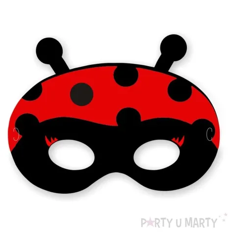 maska papierowa biedronka rozm uniwersalny