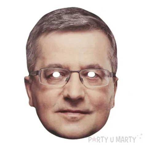 maska papierowa bronislaw komorowski powergift