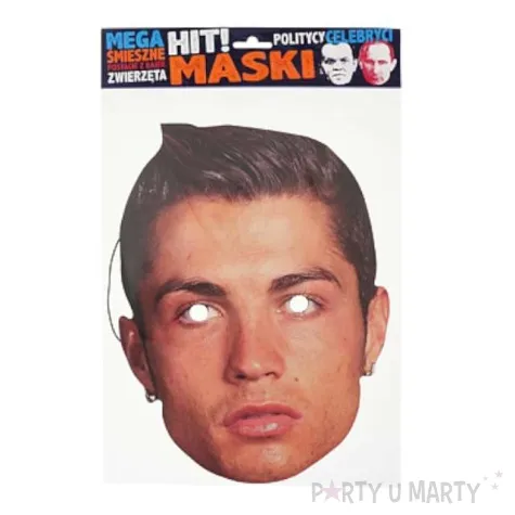 maska papierowa cristiano ronaldo powergift