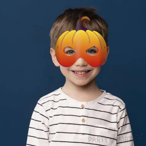 maska papierowa halloween dynia rozm uniwersalny