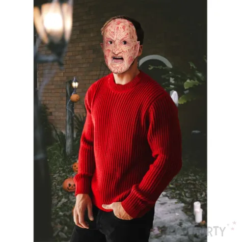 maska papierowa halloween freddy z koszmaru rozm uniwersalny