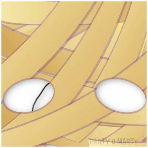 maska papierowa halloween mumia bezowy rozm uniwersalny