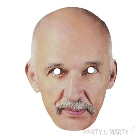 maska papierowa janusz korwin mikke powergift