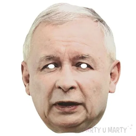 maska papierowa jaroslaw kaczynski powergift