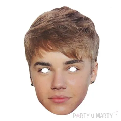 maska papierowa justin bieber powergift