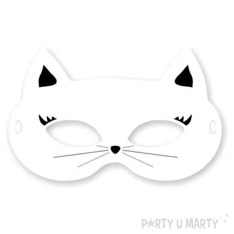 maska papierowa kotek milus biala rozm uniwersalny