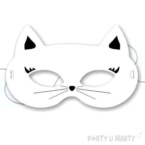 maska papierowa kotek milus biala rozm uniwersalny