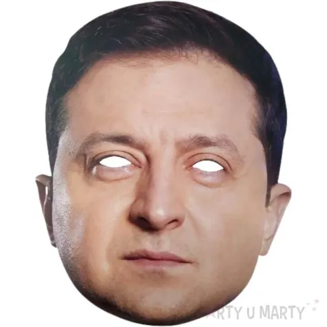 maska papierowa wolodymyr zelenski powergift
