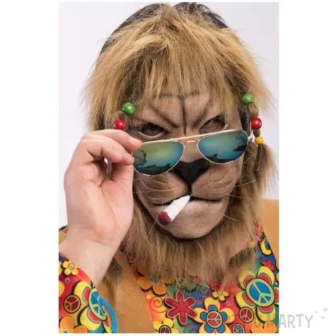maska party lew hipis lateksowa carnival toys