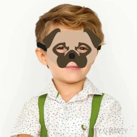 maska piesek filcowa partypal