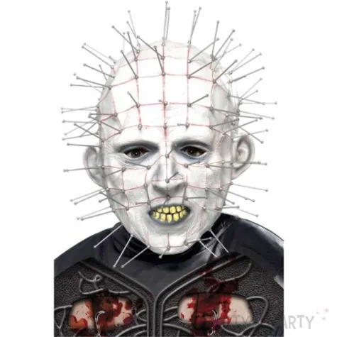 maska pinhead hellraiser szara lateksowa smiffys