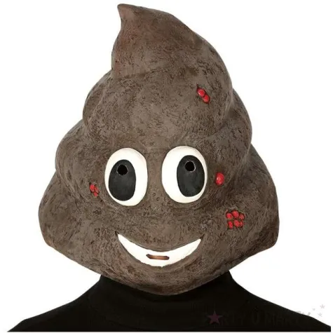 maska poop kupa lateksowa guirca