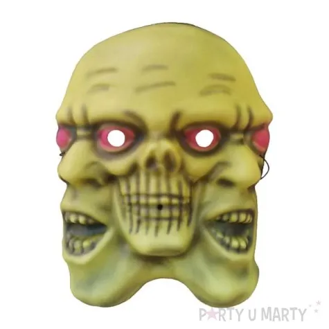 maska potwor o trzech twarzach pianka 3d